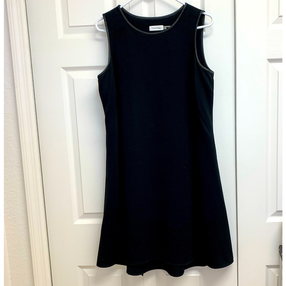 Calvin Klein sleeveless black dress